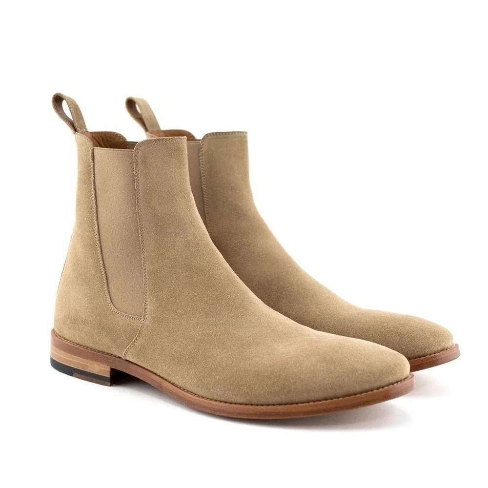 ORO | tan Suede Chelsea Boot